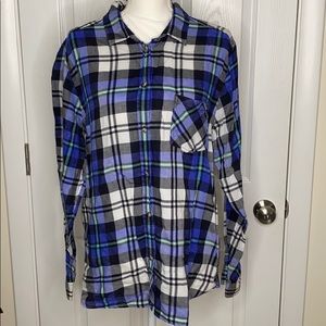 AEO Plaid Boyfriend Shirt